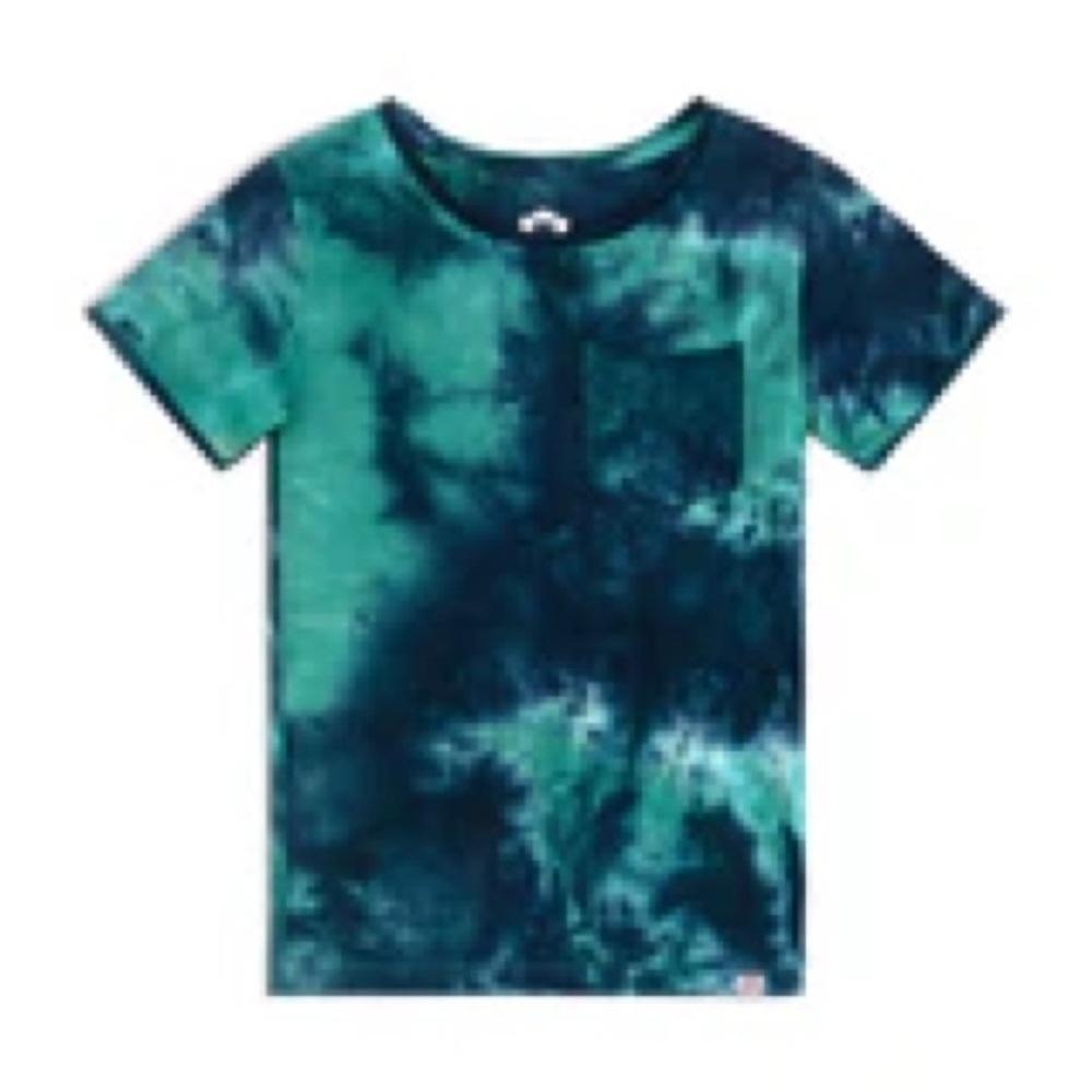 NEW Appaman Kids Tie-Dye Concert Tee - Teal and Navy
